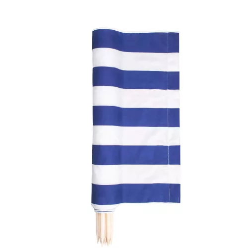 Strandparaván 6m, kék és fehér