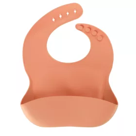   Szilikon evőeszközök gyerekeknek, babáknak, 4 darabos evőeszközkészlet, mackó, narancssárga