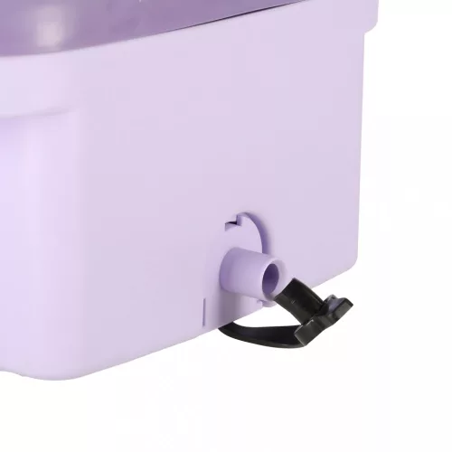 Mini összecsukható hordozható automata mosógép, 8L, lila