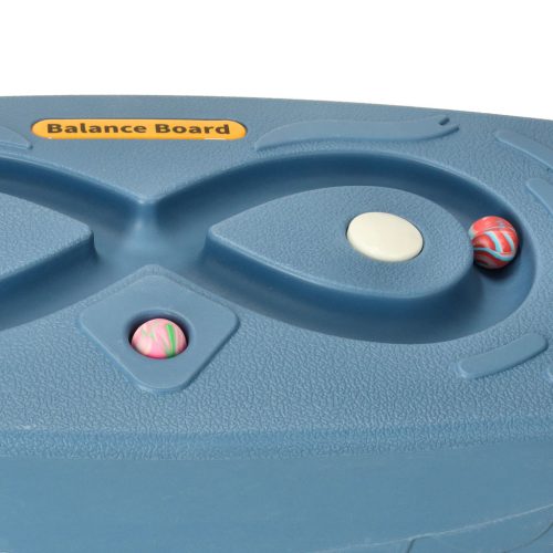 Egyensúlydeszka, billegődeszka, egyensúlygerenda labirintussal, egyensúlyozó hinta gyerekeknek, sötétkék