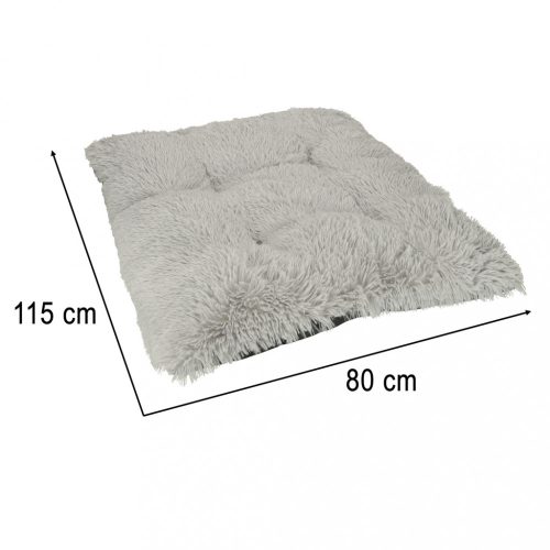 Kutyaágy, macskaágy, párna, 115 x 80 cm, szürke