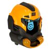 Arcade játék robot sisak céllövészet pisztoly golyók látvány