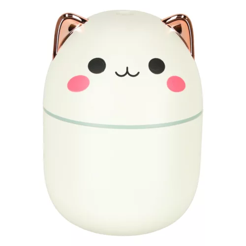 Párásító olajdiffúzor Kitty fehér