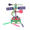 Tudományos készlet természet 3D modell fa szélkakas