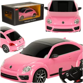   Távirányítós autó Rastar 78000 Volkswagen Beetle 1:14 rózsaszín
