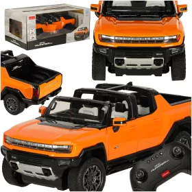   Távirányítós autó Rastar 93000 Hummer EV 1:16 narancssárga