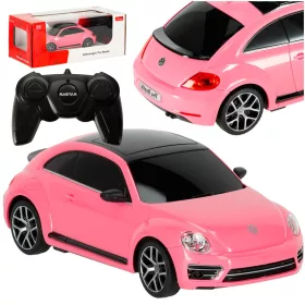   Távirányítós autó Rastar 76200 Volkswagen Beetle 1:24 rózsaszín