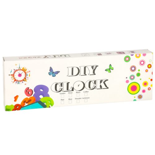 Öntapadós falióra, állítható, 80-90 cm, arany színű, 12 számjegyű