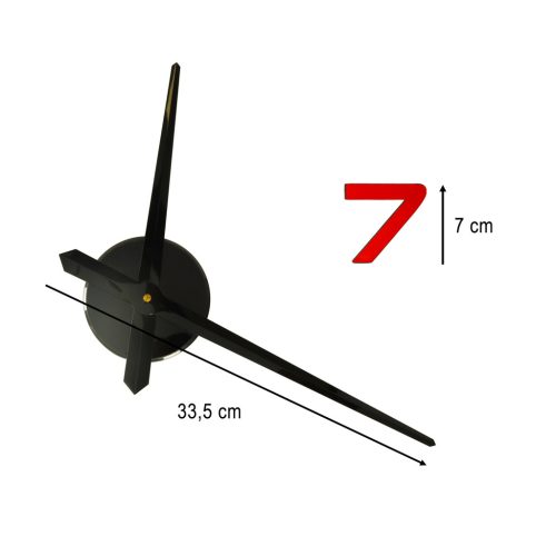 Öntapadós falióra, állítható, 80-90 cm, színes, 12 számjegyű