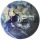 Planet Earth falióra LED kijelzővel, 32 cm, kék