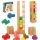 Fa oktatási blokkok Montessori puzzle színes