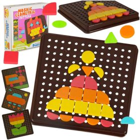 Geometrikus mozaik kirakós kreatív formák 170 darabos