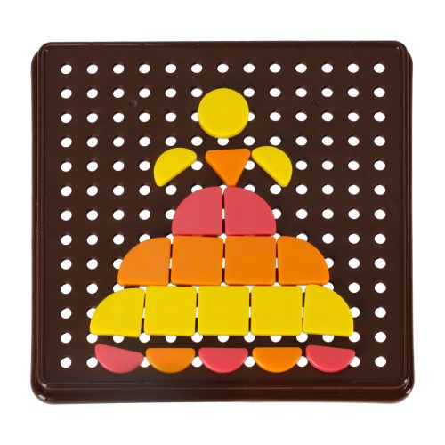 Geometrikus mozaik kirakós kreatív formák 170 darabos