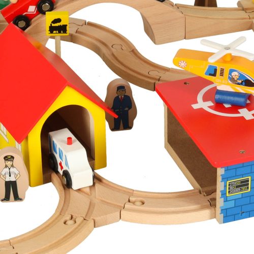 Fa vonat mozdony városi vasút 69 darab