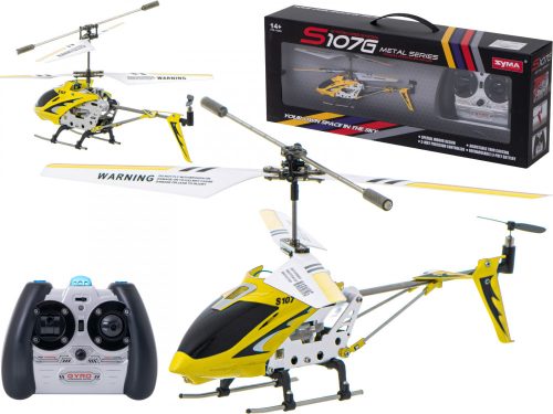 SYMA S107G RC helikopter sárga színű