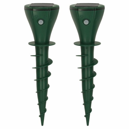 Napelemes riasztó vakondokok, pocok, kígyók, vakondokok, rágcsálók ellen, 2 db.