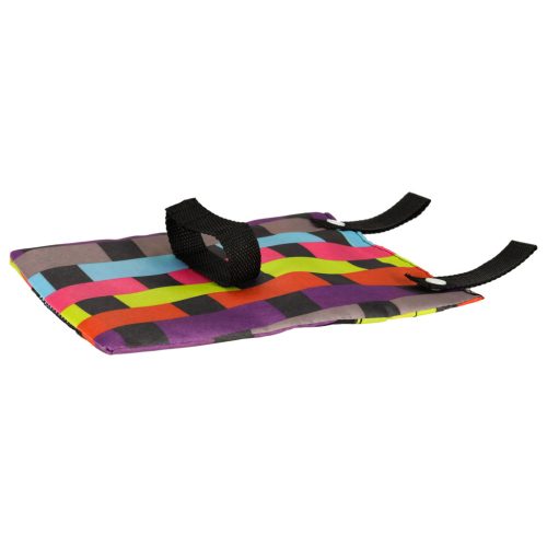 Táska kerékpárra, robogó kormányra, telefonra, kerékpártáska, színes, kockás