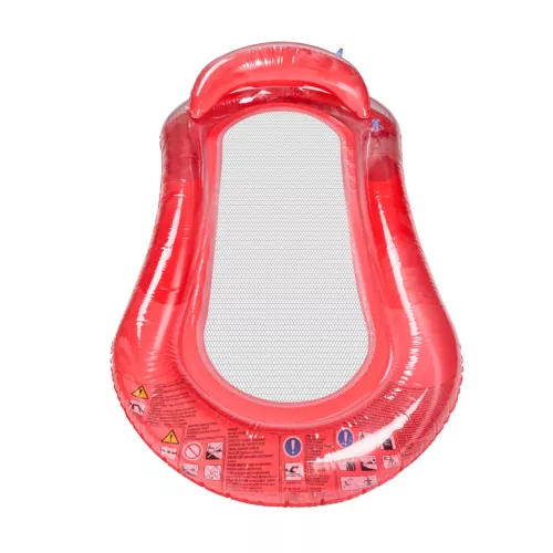 BESTWAY 43103 felfújható úszómedence matrac hálóval, piros színű