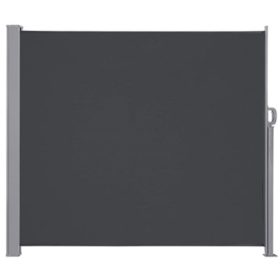   LUARO terasz oldalsó napellenző feltekerhető árnyékoló 180 x 400 cm szürke