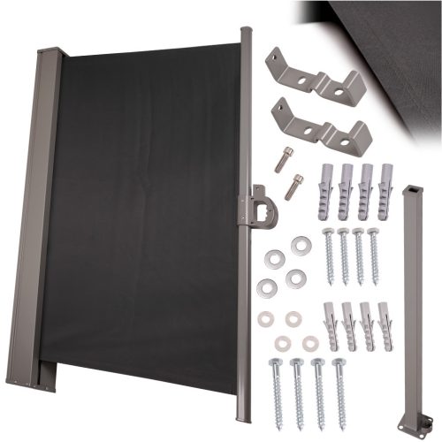 LUARO terasz oldalsó napellenző feltekerhető árnyékoló 160 x 300 cm