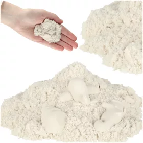 Gyerek homok 1 kg-os zacskóban, fehér