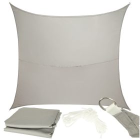   LUARO kerti terasz árnyékoló vitorla vízálló 4x3m téglalap alakú szürke