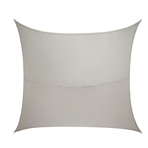 LUARO kerti terasz árnyékoló vitorla vízálló 4x3m téglalap alakú szürke