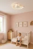 LED mennyezeti lámpa gyerekszobába dimmelhető LUMELA + távirányító hold fehér