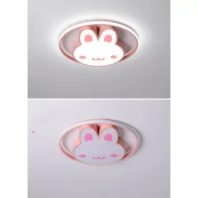   LED mennyezeti lámpa gyerekszobába dimmelhető LUMELA + távirányító nyuszi