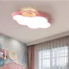 LED mennyezeti lámpa gyerekszobába dimmelhető LUMELA + távirányító felhő pink