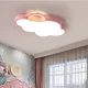 LED mennyezeti lámpa gyerekszobába dimmelhető LUMELA + távirányító felhő pink