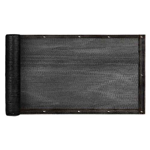 LUARO erkélytakaró árnyékoló háló erkélyre és teraszra 150g/m2 105x700cm UV + kábelkötegelők