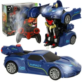   Távirányítós autó Transformer Revolt TRANSFORMING ROBOT RACER Kék