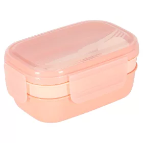   Ebéddoboz reggeliző doboz rekeszekkel osztott 1900ml sárgabarack