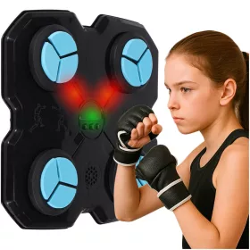 Boxing pajzs fali edző zene LED USB kesztyű
