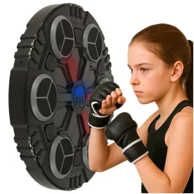 Boxing pajzs fali edző zene LED USB kesztyű