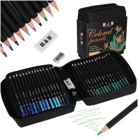 Creioane colorate în cutie set de 120 de bucăți