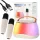 Karaoke szett Bluetooth hangszóró LED RGB 2 mikrofon USB
