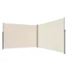 LUARO sarok terasz napellenző behúzható 180 x 620 cm bézs színben