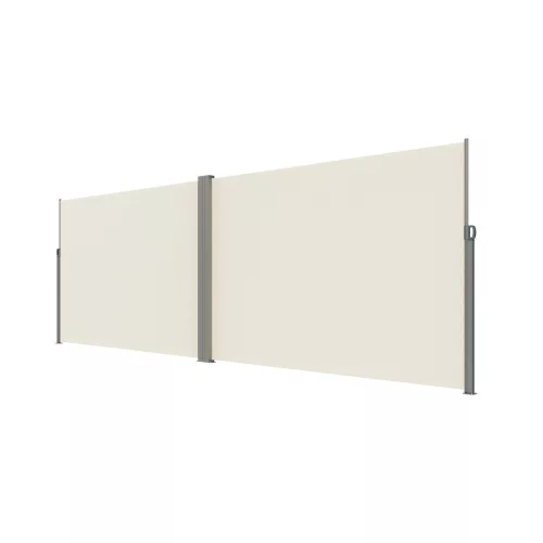 LUARO sarok terasz napellenző behúzható 180 x 620 cm bézs színben