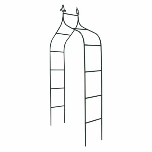LUARO kerti pergola fém boltív barlangokkal rózsákhoz virágokhoz kúszónövényekhez 265 cm