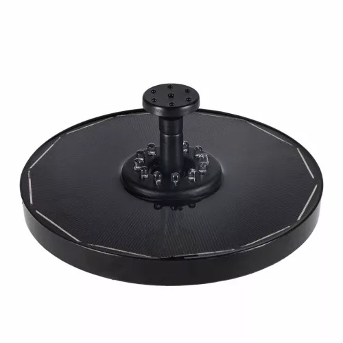 LUARO napelemes tó szökőkút kerti úszó szivattyú LED RGB 16cm