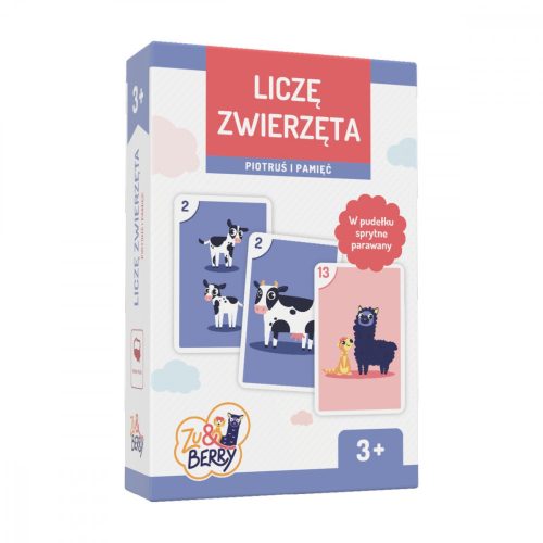 OEM MUDUKO A játék Számolom az állatokat Peter és a memória játékkártyák 3+