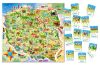 OEM CASTORLAND Lengyelország oktatási puzzle térképe