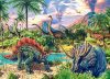 CASTORLAND Puzzle 120el. Dinosuar Volcanos - Dinoszauruszok a vulkánoknál