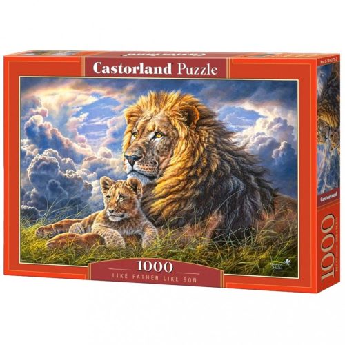 1000 elemes puzzle kirakós Mint apa, mint fia 68 x 47 cm CASTORLAND