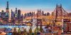 CASTORLAND Puzzle 4000 darab Jó estét New York - Este New Yorkban 138x68cm