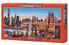 OEM CASTORLAND Puzzle 4000 darab Jó estét New York - Este New Yorkban 138x68cm