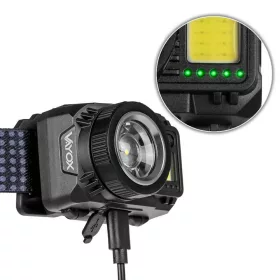   Fényszóró fejlámpa zoom hibrid tápegység XPG3 + COB VA0098 VAYOX fejhez