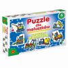 Puzzle copii - Utilaje de constructie, Inny, 3 ani+, 27 piese, Multicolor